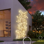 Luzes Decorativas LED em Vime Flexível – Branco Quente, USB, 8 Modos, 2 m