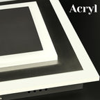 Candeeiro de Teto Quadrado Regulável 23W com Comando – 30cm