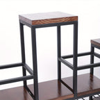 Expositor de Garrafas em Metal para Parede – Suporte de Vinhos em Barra e Restaurante