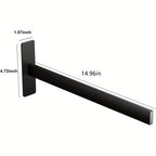 Toalheiro Autocolante em Aço Inoxidável – Braço Único, Sem Perfuração