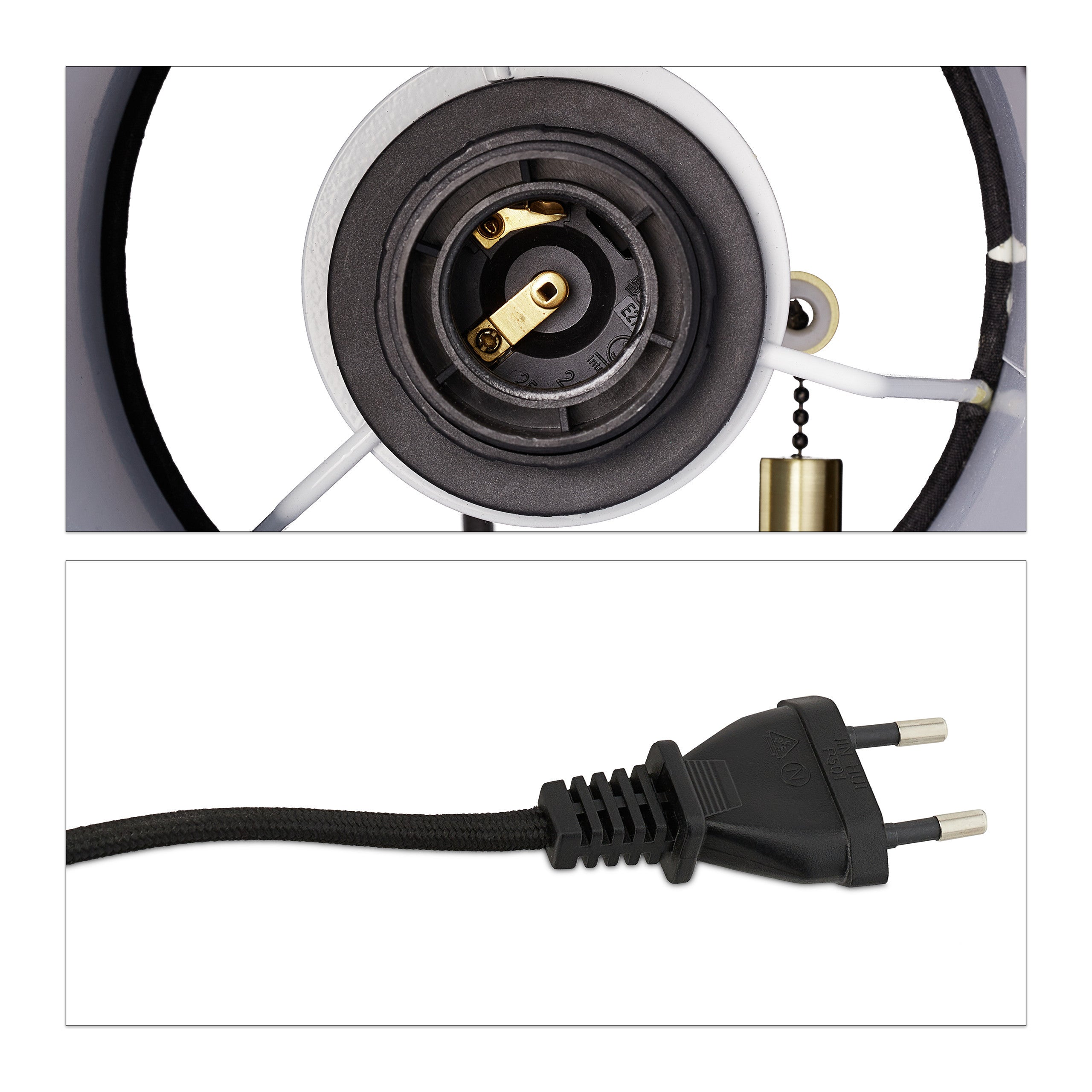 Arandela de Parede Preto e Dourado em Estilo Art Déco