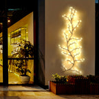 Luzes Decorativas LED em Vime Flexível – Branco Quente, USB, 8 Modos, 2 m