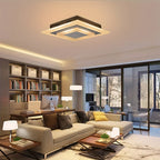 Candeeiro de Teto Quadrado Regulável 23W com Comando – 30cm