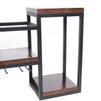 Expositor de Garrafas em Metal para Parede – Suporte de Vinhos em Barra e Restaurante