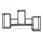 Expositor de Garrafas em Metal para Parede – Suporte de Vinhos em Barra e Restaurante