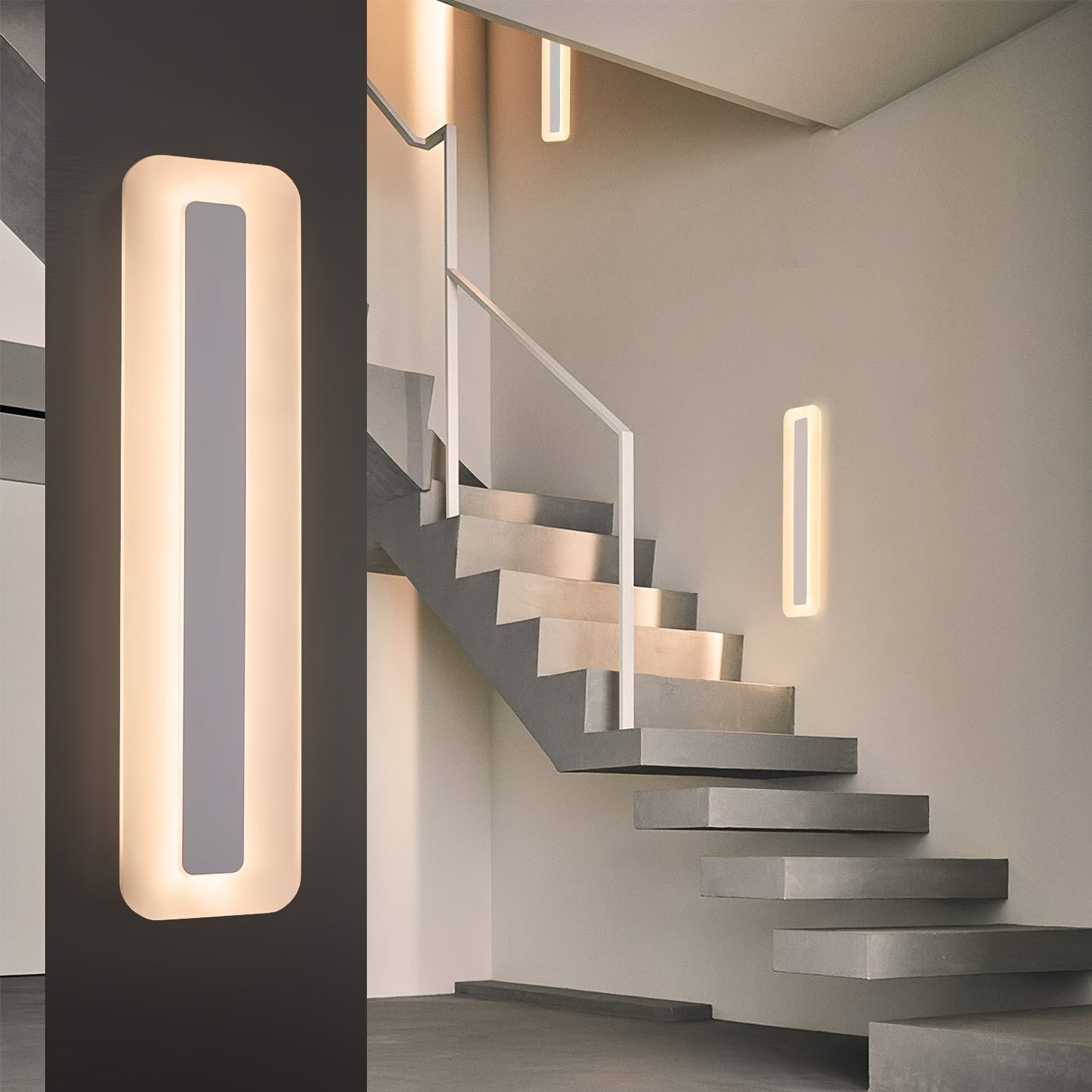 Candeeiro de Teto LED Regulável 60cm com Comando – Design Moderno Slim