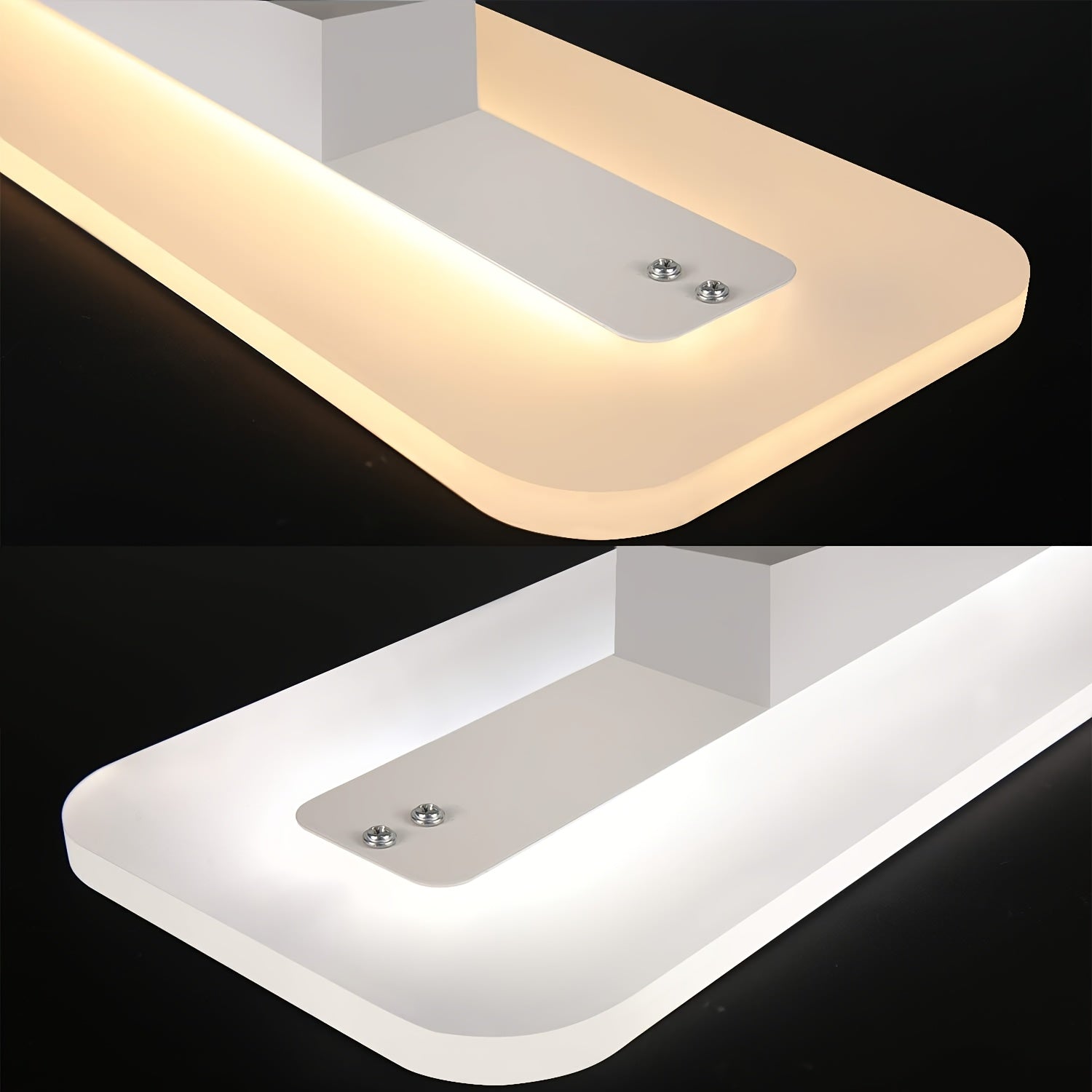 Candeeiro de Teto LED Regulável 60cm com Comando – Design Moderno Slim